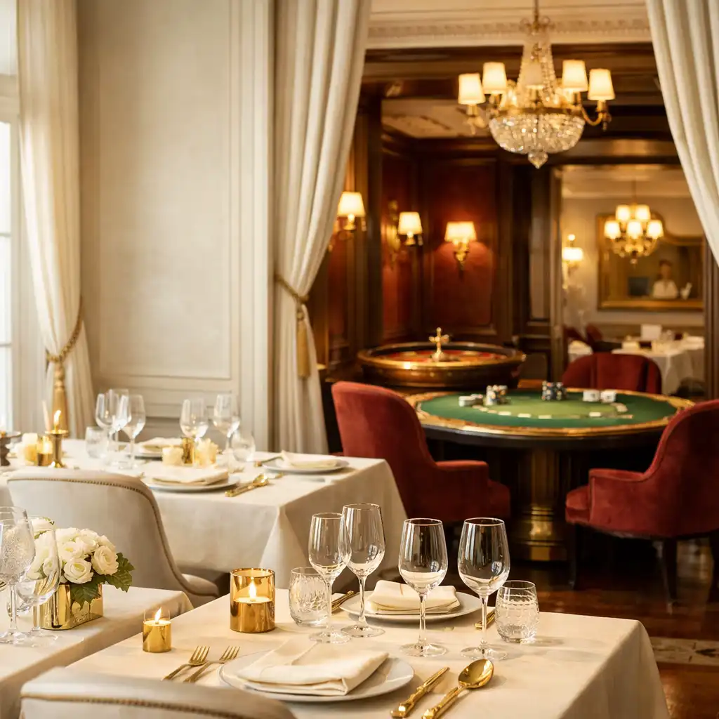 Salle élégante de Talqorine ouverte vers le salon privé adjacent
